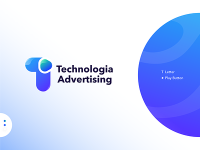 technologia advertising agency branding branding company creabik creabik design creabik logo design gradient logo project