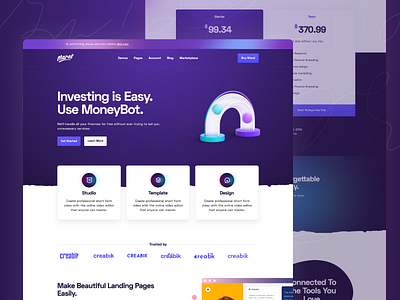 Marel UI Kit Sustem agency color creabik creabik design design download gradient premium project saas startup theme themeforest themes ui