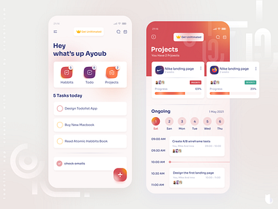 tadone - todo app app creabik creabik app creabik design design project todo todo app todolist ui ux