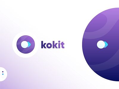 kokit logo redesign agency branding branding company creabik creabik design gtradient logo logo concept logodesign project template themeforest