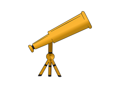 Gold Telescope Logo