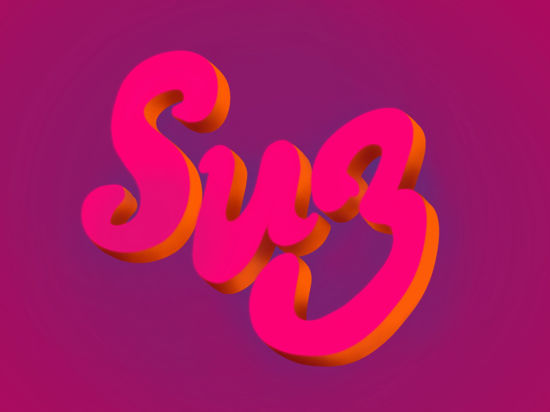 Suz retro typography