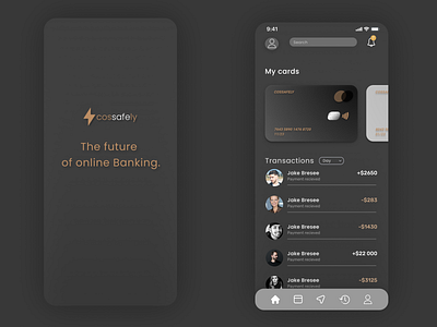 Bank App Shot - Ui Design app application design free shot ui ux