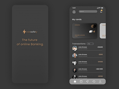 Bank App Shot - Ui Design