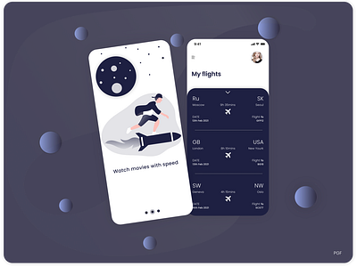 Travel Application Shot - Ux/Ui Design ✈️