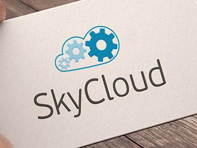 SkyCloud logo cloud logo sky
