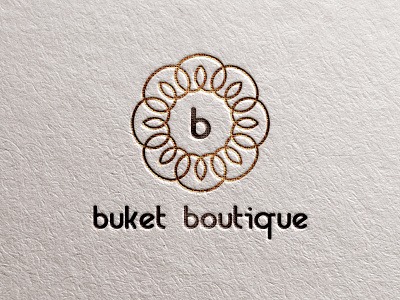 Logo buket boutique boutique flowers logo