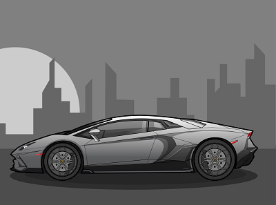car artwork illustration vector
