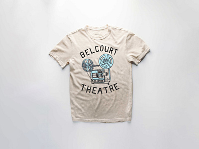 belcourt theatre graphic belcourt branding clothing design illustration movie nashville screenprint