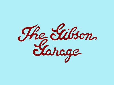 gibson garage logo concept