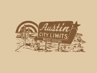 austin city limits sign austin austin city limits branding clothing design illustration logo music festival nashville screenprint