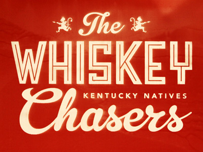 Whiskey Chasers 01 devil kentucky screen printing tshirt typography