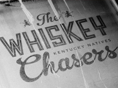 Whiskey Chasers 02 devil kentucky screen printing tshirt typography