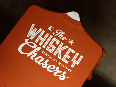 Whiskey Chasers 03 devil kentucky screen printing tshirt typography