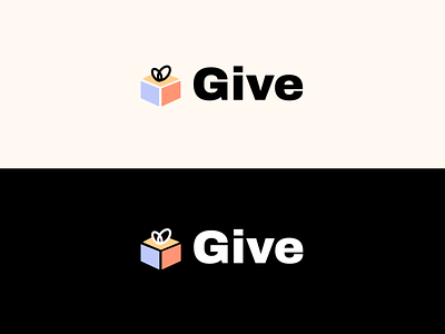 Give app app branding design gif illustration logo logo app lucile foraison vector