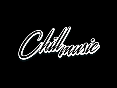 Chillmusic - logo branding branding and identity logo music typogaphy