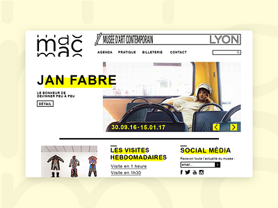 MAC Lyon - Website art museum website contemporary at lucile foraison mac museum museum website musée website