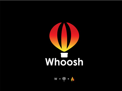 Whoosh app design icon illustration illustrator logo minimal type ui vector