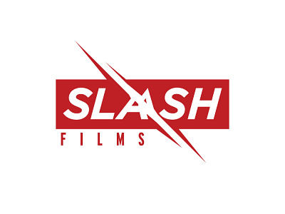Slash Films - Logo Core branding design flat icon illustration illustrator logo minimal vector