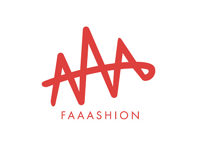 Faaashion - Logo Core art branding design flat icon illustrator lettering logo vector