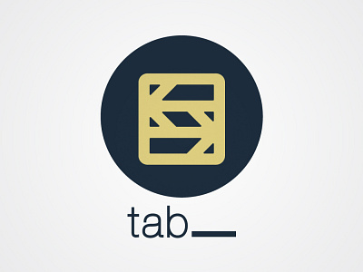 Tab Space - Logo Core branding design flat icon illustration illustrator logo minimal vector