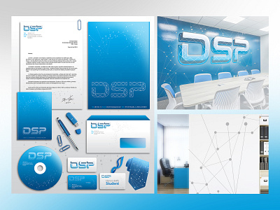 DSP / 2018 blue developement france futur graphic design hologramme lab logotype malmo motion nano paris research sweden tech