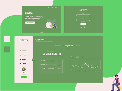 Savify | Concept Design app figma ui ux web web design