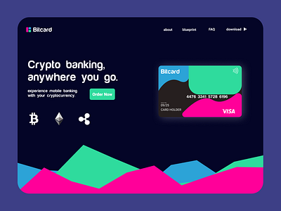 Landing page: Bitcard