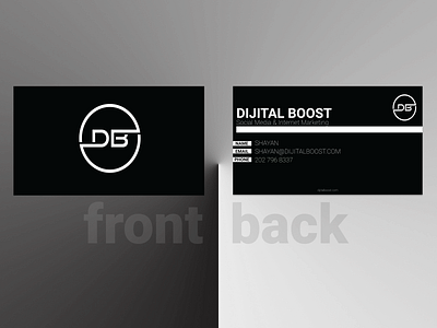 Business card design : Dijital Boost