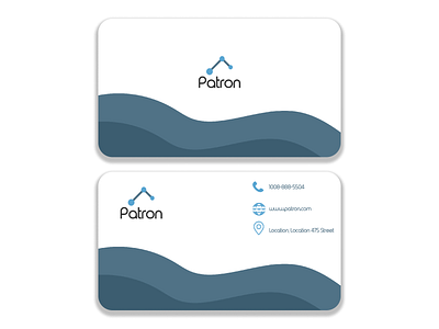 Bussiness Card : Patron branding design icon illustrator logo vector