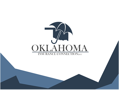 Logo : Oklahoma Insurance Connection branding illustrator logo
