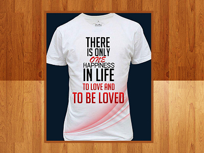 Happiness T Shirt Design graphic happiness life love tshirt