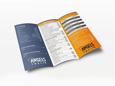 Angels Twelve Tri-fold Brochure Design brochure design design flyer free graphic print design tri fold brochure