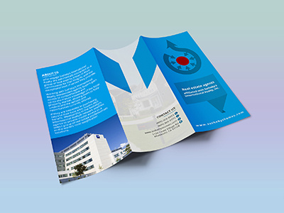 real estate tri fold brochure design by shamsul alam dribbble