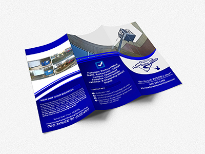 Henderson Power Washing Tri-fold Brochure Design by Shamsul Alam on ...