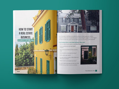 Real-estate Book Layout Design book layout design brochure design design flyer graphic graphic design interior layout design print design