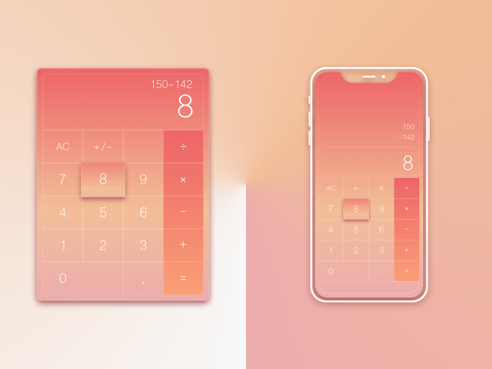 calculator-for-desktop-mobile-by-gabriela-corral-on-dribbble