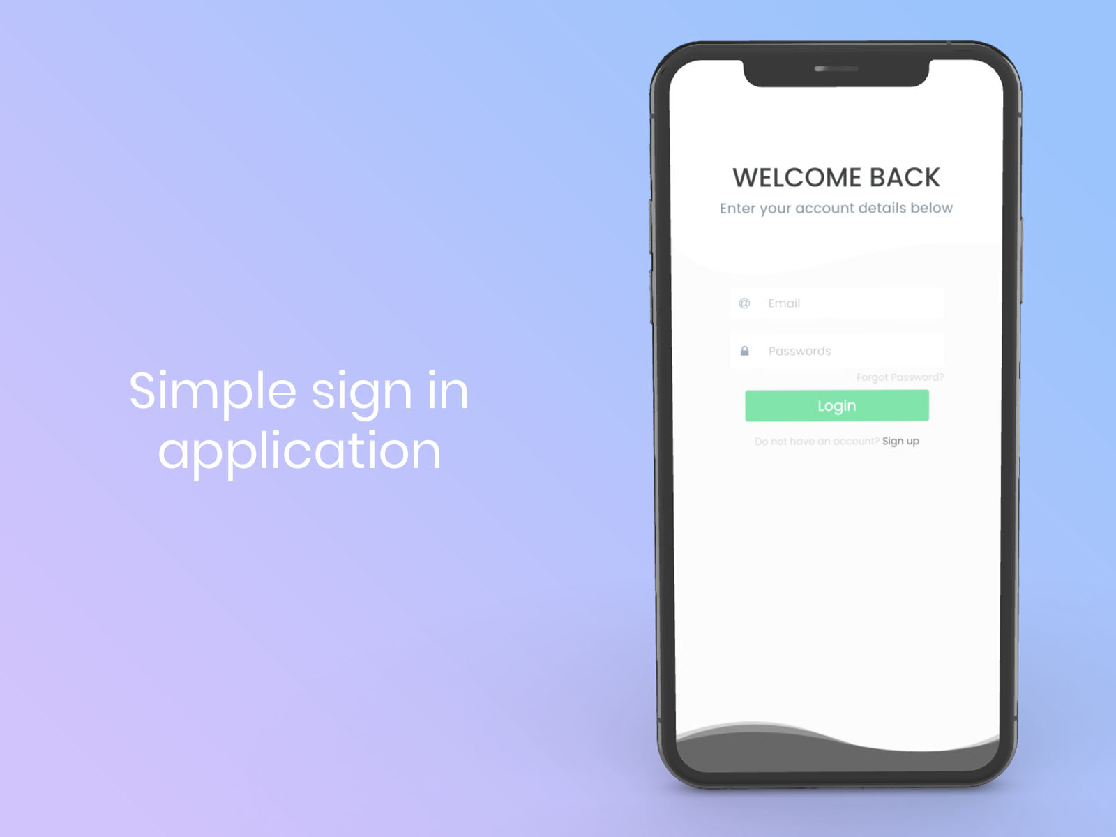 Sign in application by MrEmii on Dribbble