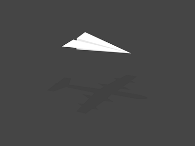 Flat plane flat fun paper plane redesign