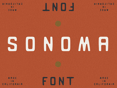 Sonoma Typeface branding design font fonts jamescoffman lettering lockup logo minimal type typeart typeface typefaces wordmark