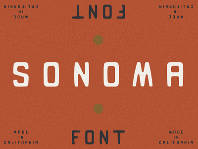 Sonoma Typeface