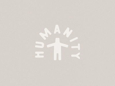 Humanity Logo Design art branding design font human humanity illustration jamescoffman lockup logo love peace person vector
