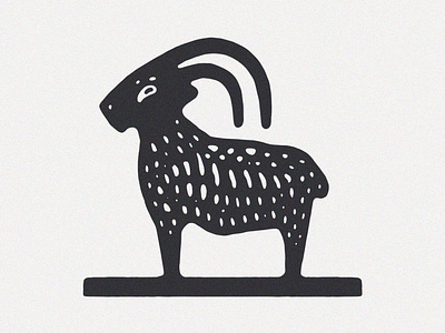 Goat Illustration branding design font goat goats illustration jamescoffman lockup logo logos minimal ritual tattoo tattoos witch