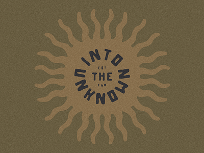 Into the Unknown Sun Logo branding design font graphic design illustration jamescoffman lockup logo logos sol solar sun unknown wordmark