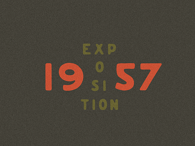 Exposition 1957 Wordmark