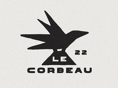 James Coffman bird birds branding contemporary crow design font french illustration lockup logo logo design minimal minimalism modern simple simple logo type design typography
