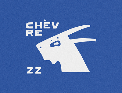 Blue Goat blue branding design font fonts france french goat goats hand lettering illustration lettering lockup logo logos poster print type type design typeface