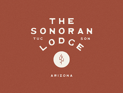 The Sonoran Lodge Logo & Branding branding design font illustration jamescoffman lockup logo mexico old west southwestern