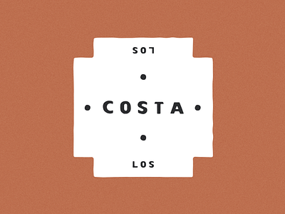 Los Costa Logo & Type Design branding design font fonts handlettering handmade illustration jamescoffman lettering lockup logo mexican mexico minimal new fonts type typedesign typeface