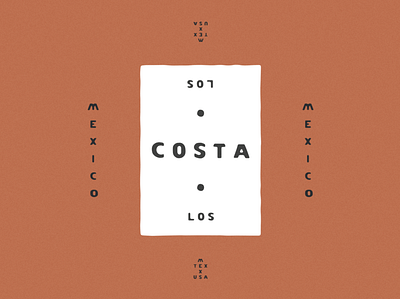 Los Costa Typeface Design branding design font font design fonts hand lettering illustration jamescoffman letterpress lockup logo mexican mexico minimal type typedesign typeface typeface design typeface. lettering typography